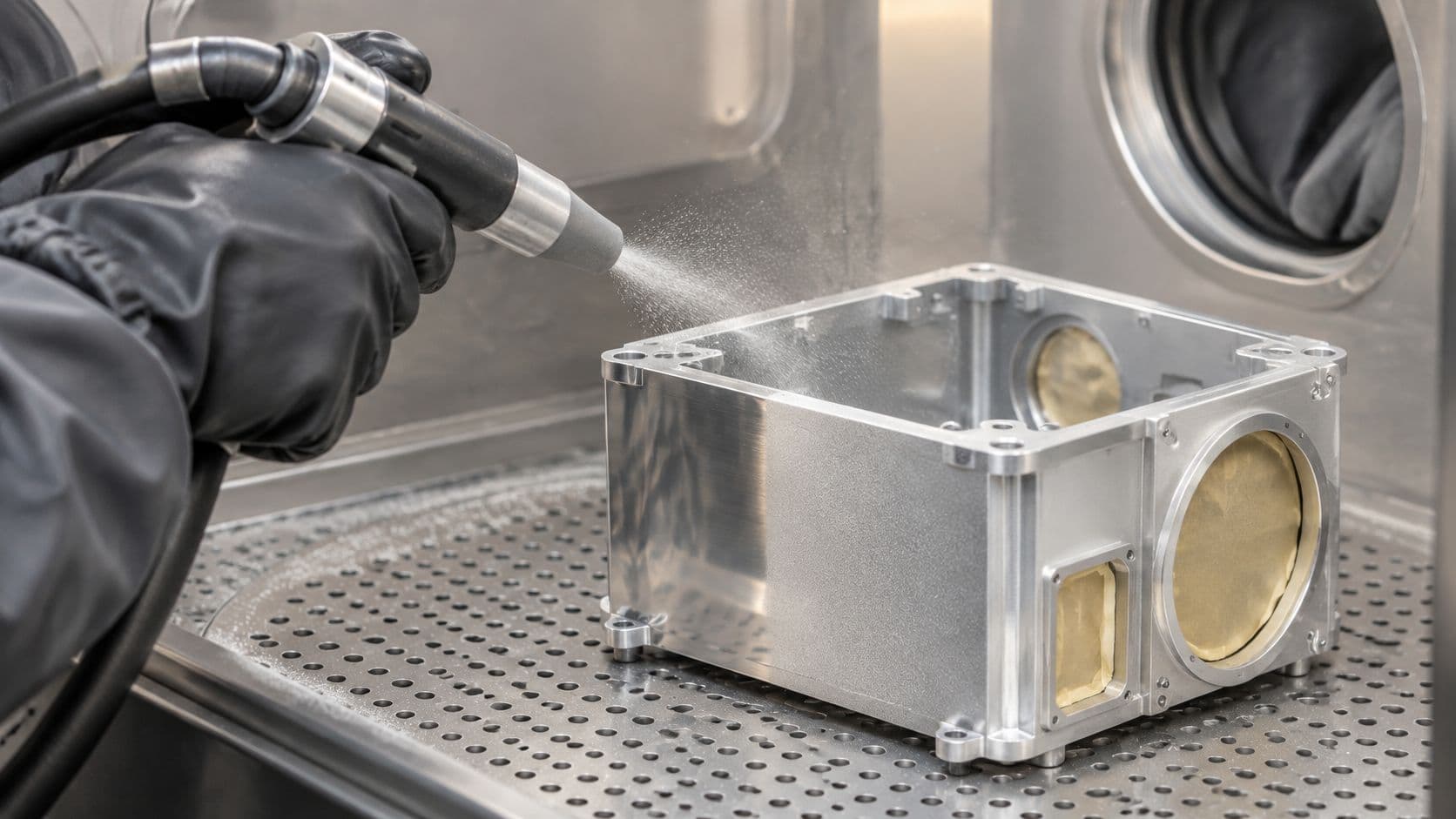 Bead Blasting Aluminum for a Controlled Matte Finish